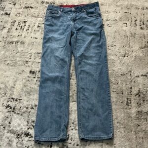 Levi's boys size 20 regular 514 Blue Straight Jeans